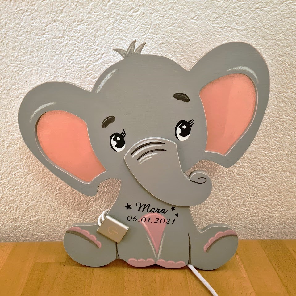 Schlummerlampe Elefant Benjamin