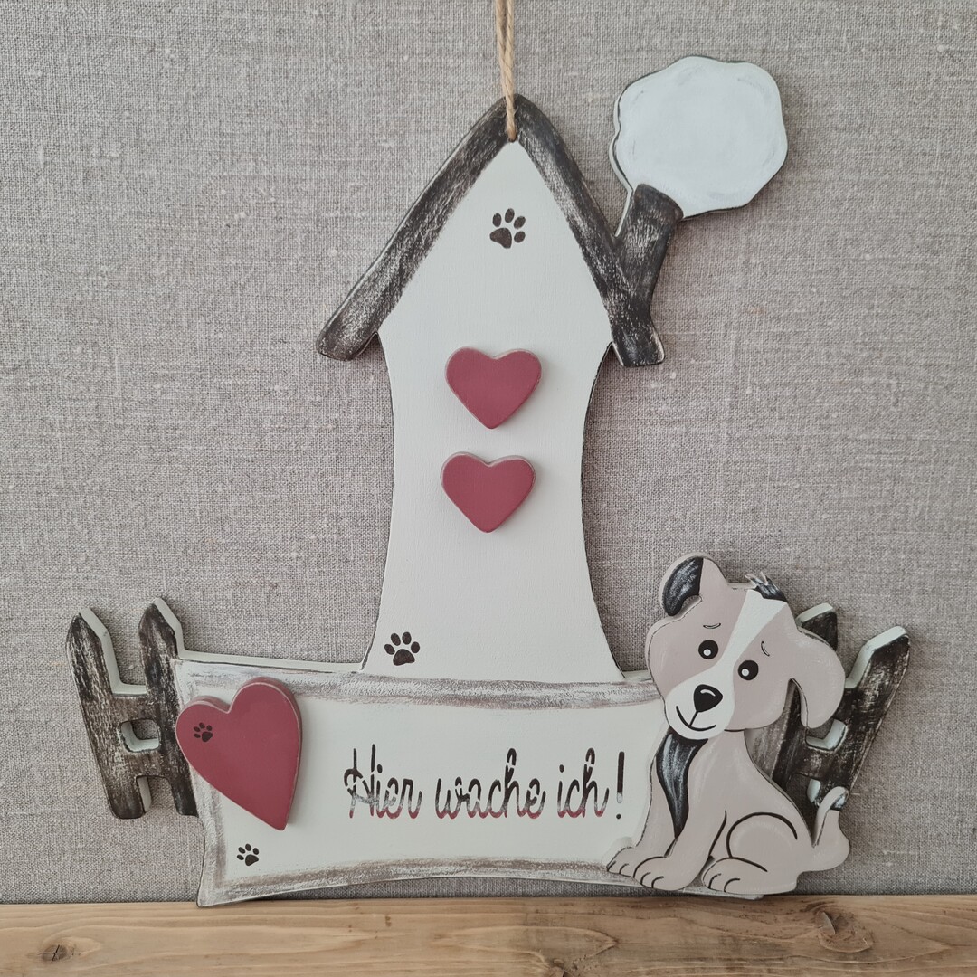 Türschild "Hier wache ich" 