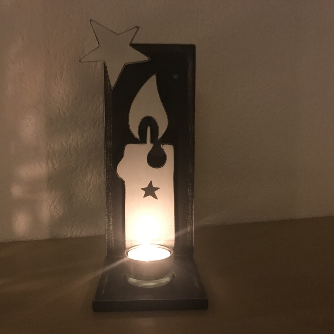 Adventslicht mit Stern