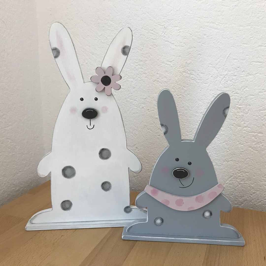 Osterhasen gepunktet